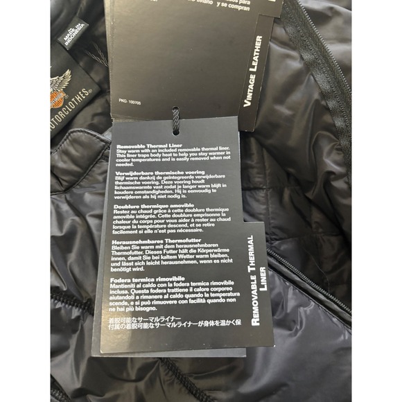 Harley-Davidson Quilted Thermal Liner Jacket Women's Medium Black NEW 97011-20VW - Picture 3 of 4